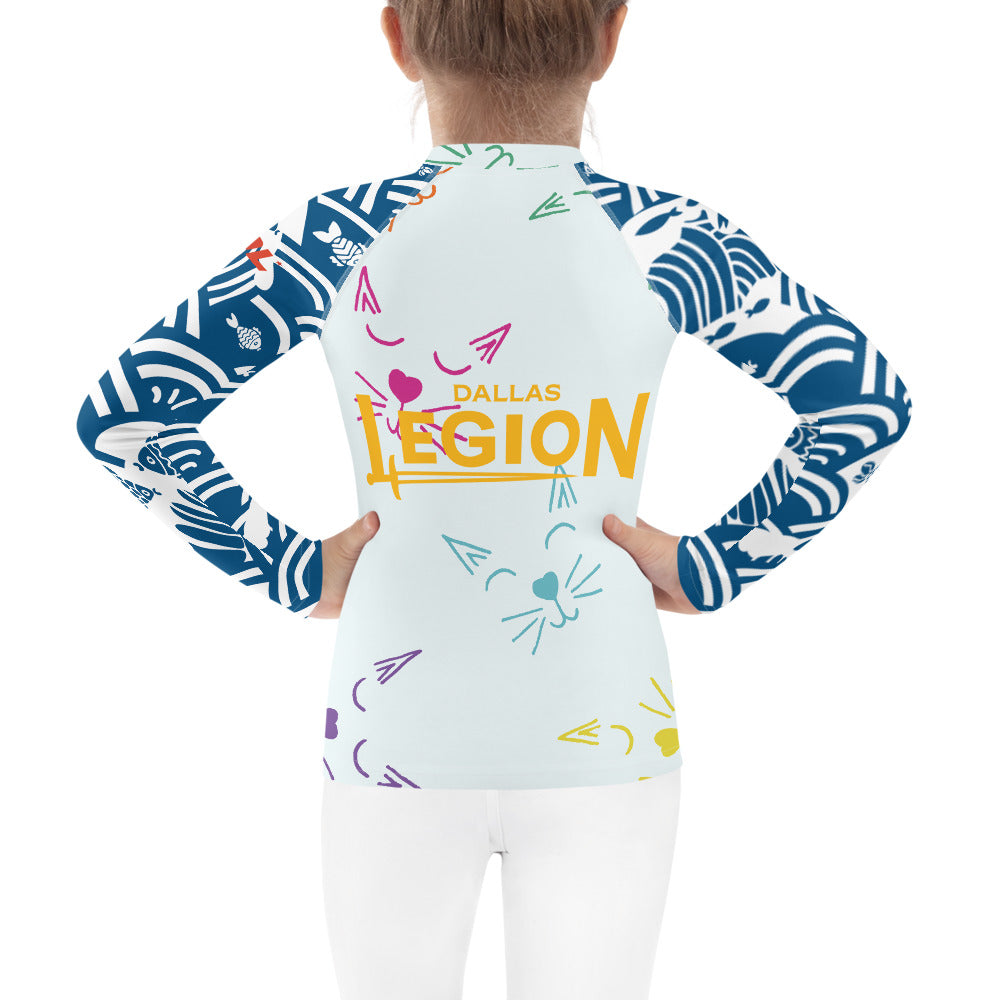 Kids Rash Guard - Cats