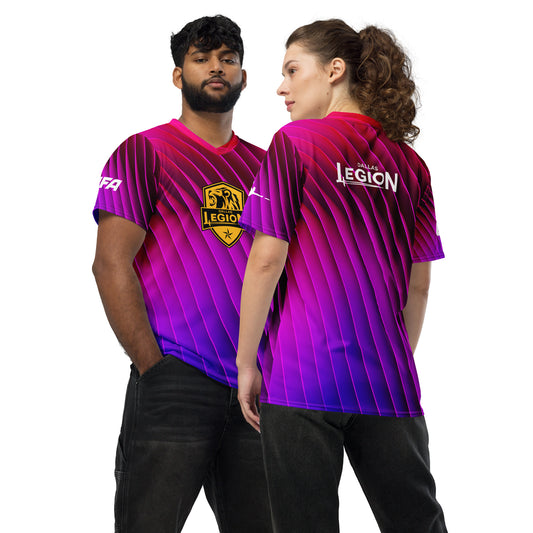 Recycled unisex sports jersey - Purple