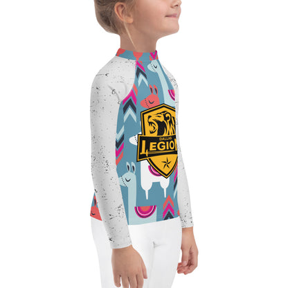 Kids Rash Guard - Llamas