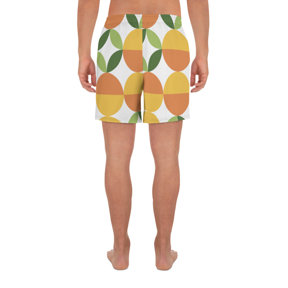 Men's Athletic Long Shorts - Fruit