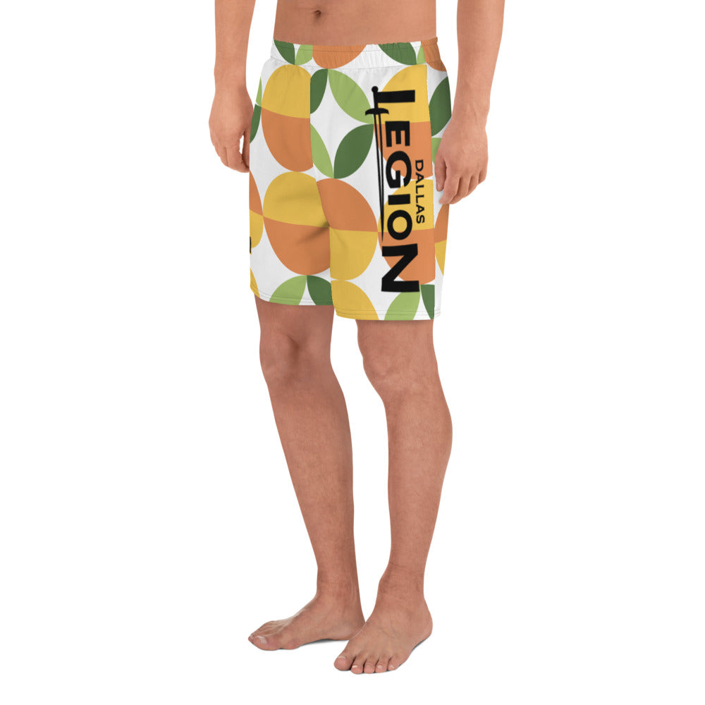 Men's Athletic Long Shorts - Fruit