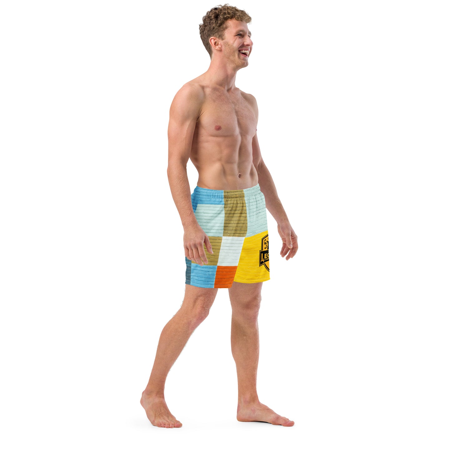 Men's swim trunks - Plaid