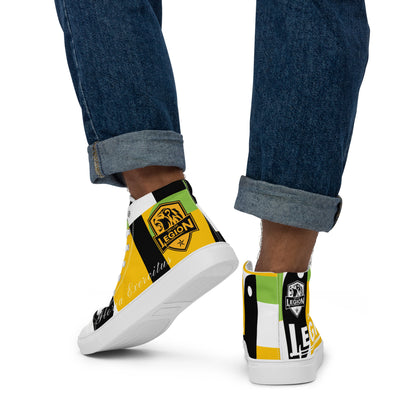 Men’s High Top Canvas Shoes - Motto