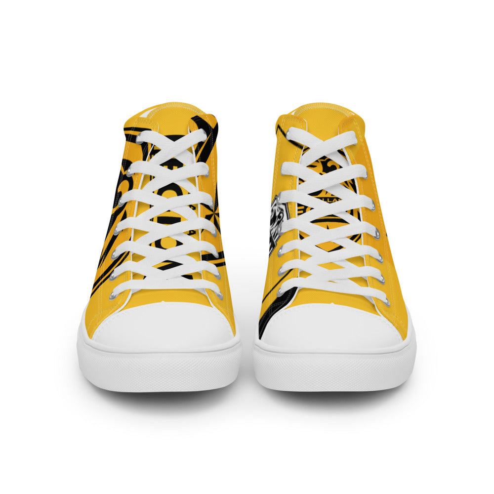 Men’s high top canvas shoes