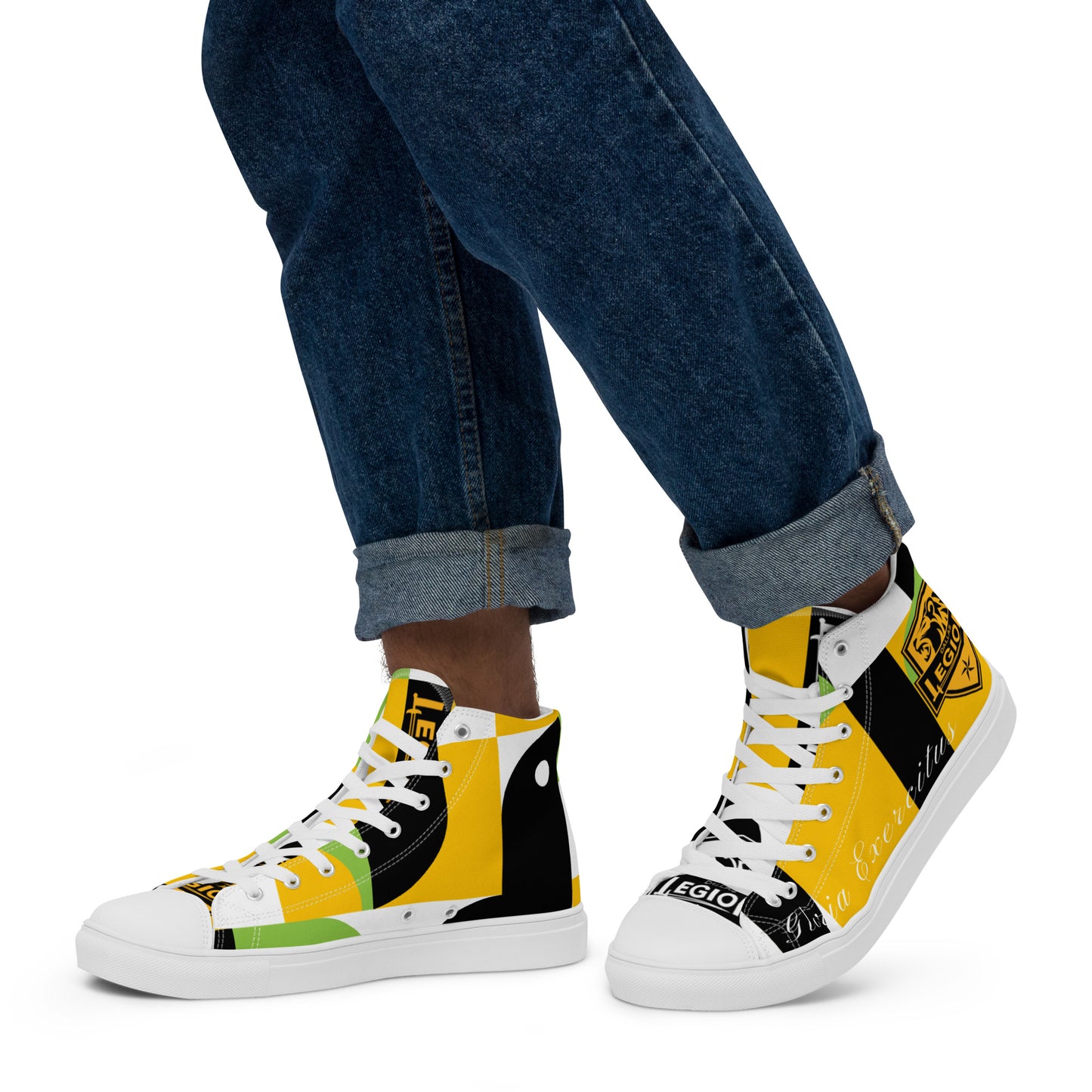 Men’s High Top Canvas Shoes - Motto