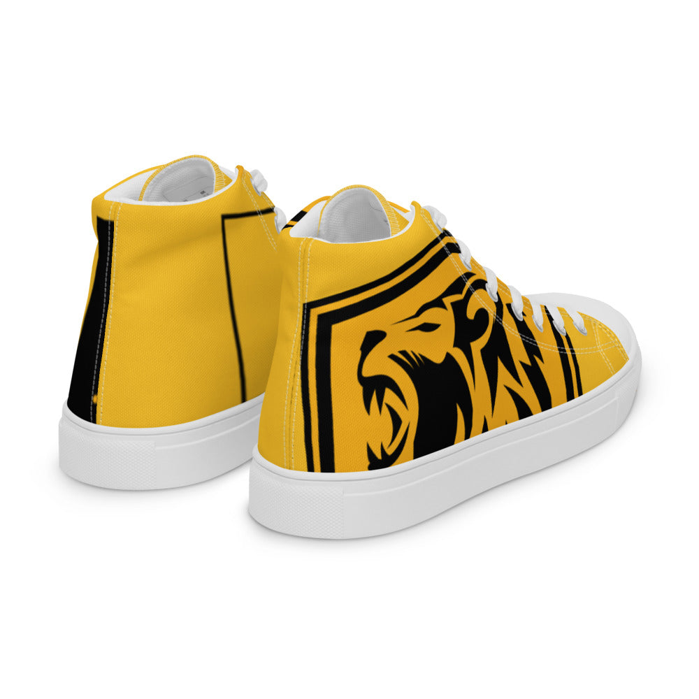 Men’s high top canvas shoes