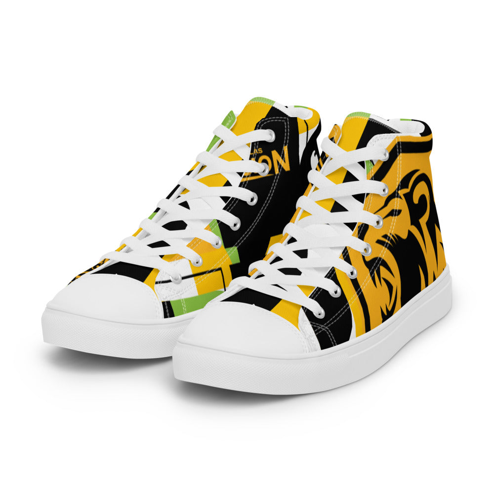 Women’s high top canvas shoes